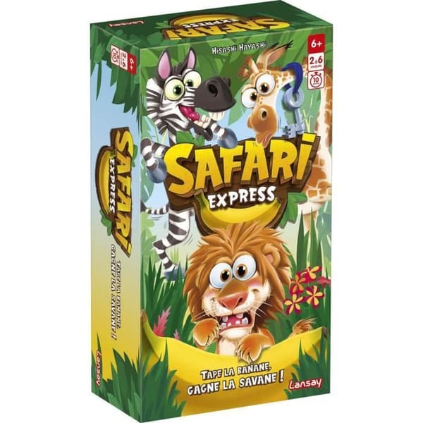 Safari Express - Brädspel - LANSAY - Från 5 år