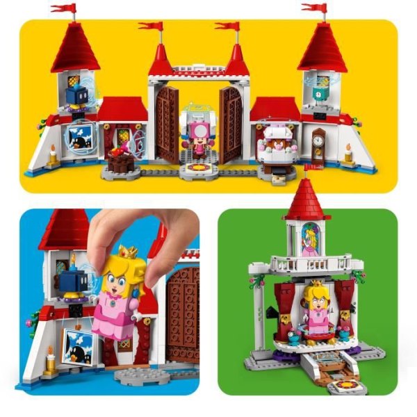 LEGO Super Mario 71408 Peach's Castle Expansion Set, byggleksak för barn