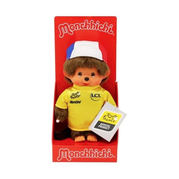 Monchhichi Tour de France Plush - 20 cm - Bandai