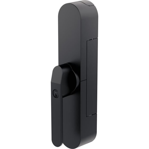 Säkerhetslås för terrassdörr - ABUS - WINTECTO One FCA4100 BK - SmartX-teknik, 3D-larmsensor