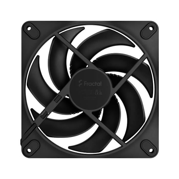 PC-fläkt - FRACTAL DESIGN - Momentum 14 - FDB - PWM-kontroll - Brusreducerande svepta blad - Svart Svart