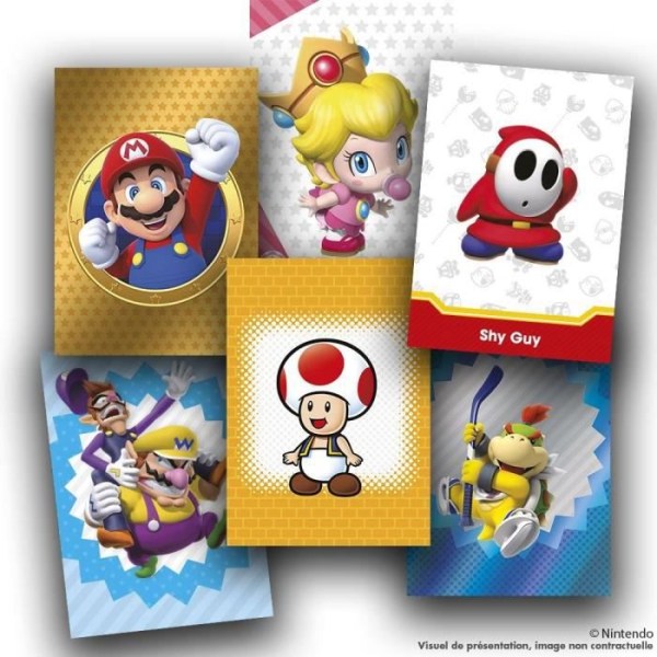 PANINI - Super Mario Trading Cards - Fettpaket med 24 kort + 2 bonuskort