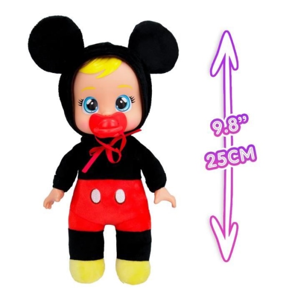 Cry Babies Tiny Cuddles Disney Mickey - IMC Toys - 917903 - Funktionsdockor
