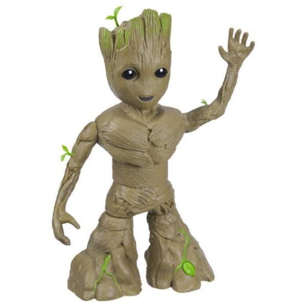 13,5" Groot växer och dansar interaktiv figur, superhjälteleksak, Marvel Studios I Am Groot Groove 'N Grow Groot