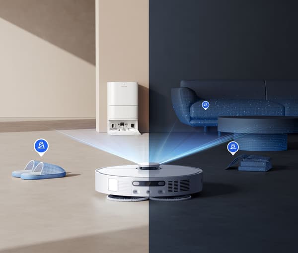DREAME D20 Ultra - Robotdammsugare och mopp - 13000 Pa - Smart Pathfinder-teknik - 3D-mappning