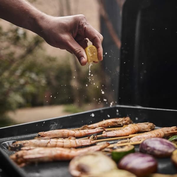 Gasgrill - WEBER - 43 cm - Svart