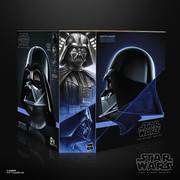 Darth Vader Premium elektronisk hjälm, Ljudeffekter, Cosplay-objekt, Från 14 år, Star Wars The Black Series
