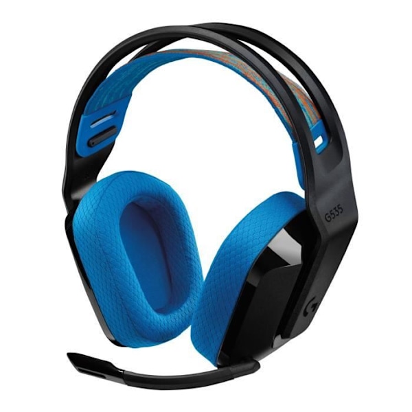 Spelheadset - Trådlöst - LOGITECH G - G535 LIGHTSPEED - PC & PS5 - Svart/Blå