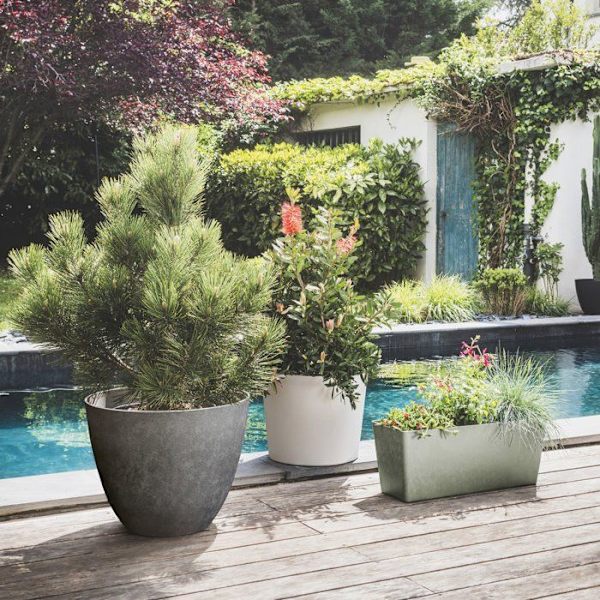 PoeTIC Round Element Pot 50 - Skiffer