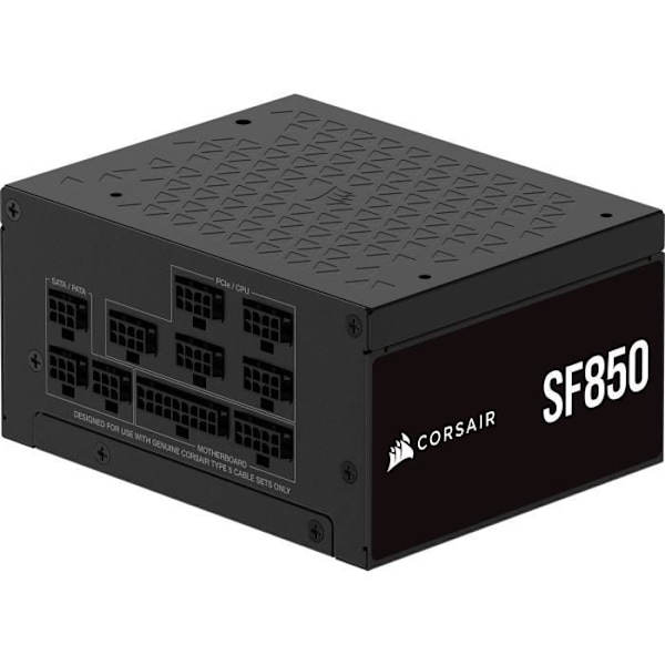 SFX Modular Strömförsörjning - CORSAIR - SF Series SF850 - 80 PLUS Platinum Svart