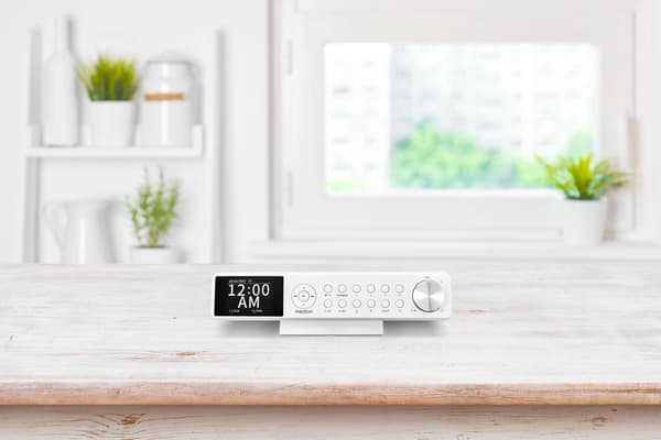 Köksradio - MEDION - DAB+ - 2x3W RMS - Vit