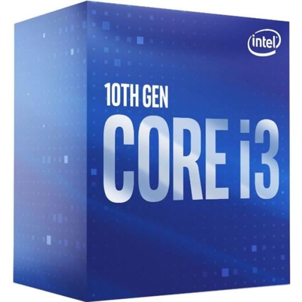 Intel Core i3-10100-processor (BX8070110100) Uttag LGA1200 (Intel 400-serie chipset) 65W