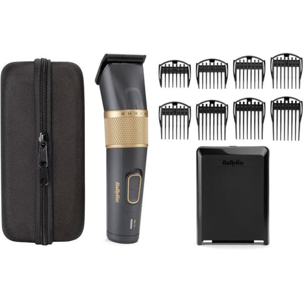 Hårklippare - BABYLISS - P1361E - Grafitblad - 26 klipplängder - 160 minuters batteritid