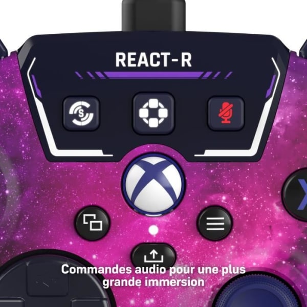 Trådbunden spelkontroll - TURTLE BEACH - REACT-R - Nebula - Xbox & Windows