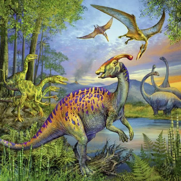 Puzzle 3x49 st Fascination Of Dinosaurs