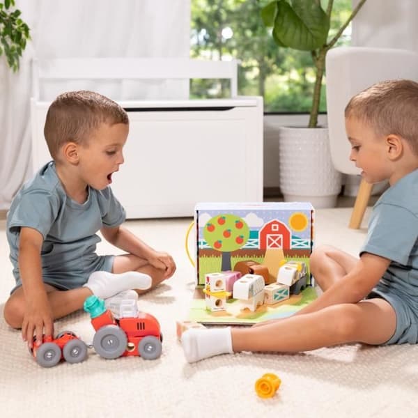 Blockables - Bondgården - 56 bitar - Från 2 år - Melissa & Doug