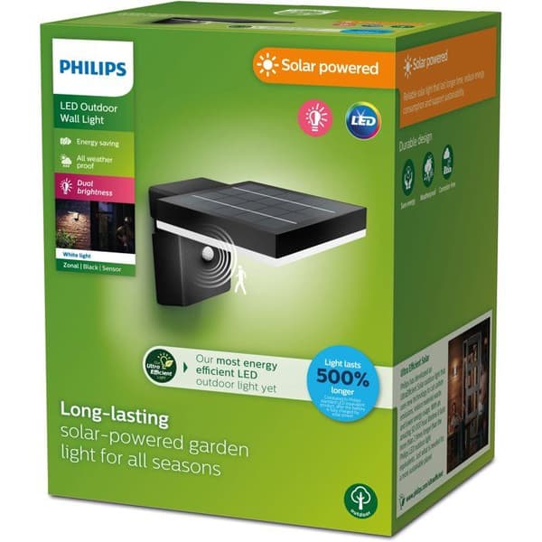 Vägglampa - PHILIPS - Zonale - Square Solar - Ultraeffektiv