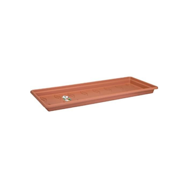 ELHO Green Basics 100 planteringsskål - Mjuk terrakotta - XXL - Utomhus - Ø 89,7 x H 5,7 cm