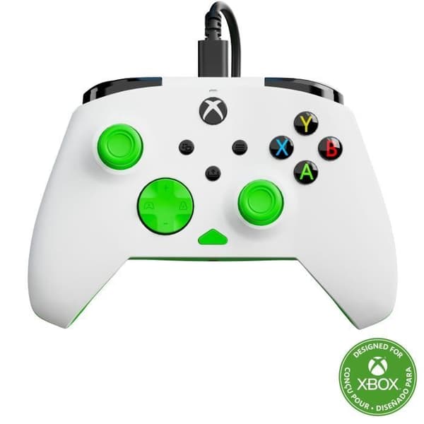 Gamepad - Xbox Series X|S, Xbox One och PC - Rematch Core - RGB - Kabelansluten - Vit/Grön - TURTLE BEACH