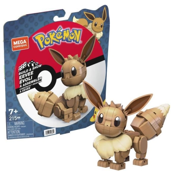 Mega Construx - Pokemon - Eevee Medium - Byggleksak