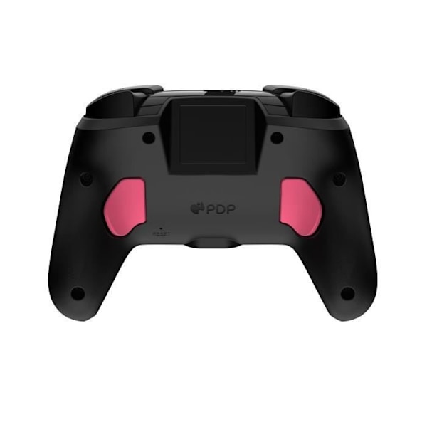 PDP - Glow Wireless Controller för Nintendo Switch och Switch OLED - Grand Prix Peach - Svart och Rosa