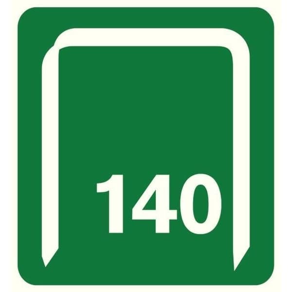 RAPID - Platta trådklammer nr 140/06mm, för isolering och gör-det-själv - Polypro box 5000 - (40303088)