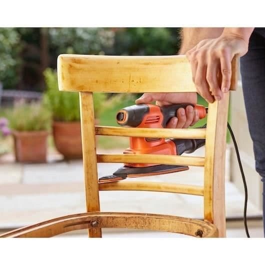 BLACK+DECKER 200W Sladdansluten Multislip BEW200K-QS - Kardborresystem - Automatisk hastighetsjustering