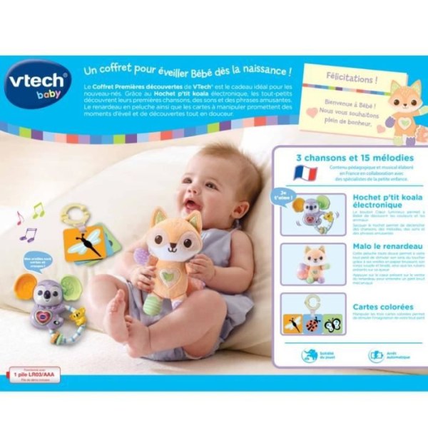 VTECH BABY - Birth Box - Första upptäckterna