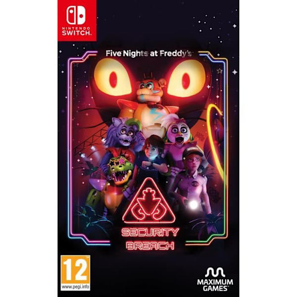 Fem nätter på Freddys Security Breach - NINTENDO Switch Game - Action - Steel Wool Studios - Kassett