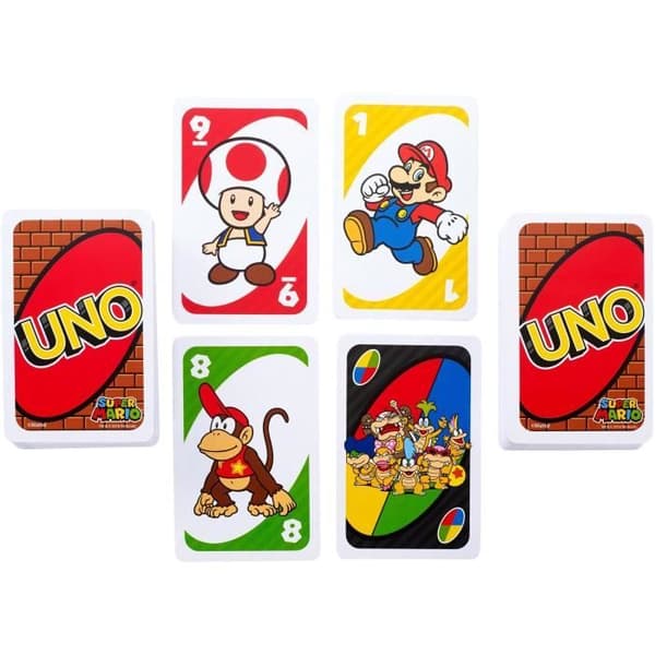 Uno - Uno Super Mario Bros - Kortspel - 7 år