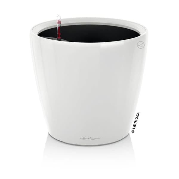 Planteringskärl - LECHUZA - Classico 35 LS ALL-IN-ONE - Blank vit - Bevattningssystem - 13 L