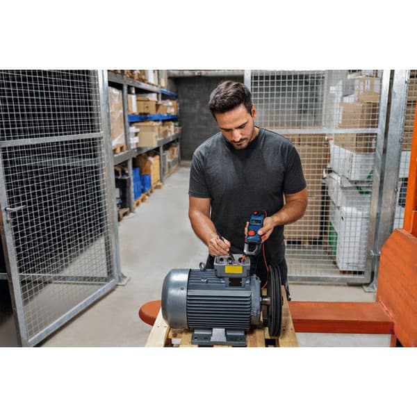 Bosch Professional strömtång - GMC 600-15 - 2 batterier + MS 90 Professional + bärväska