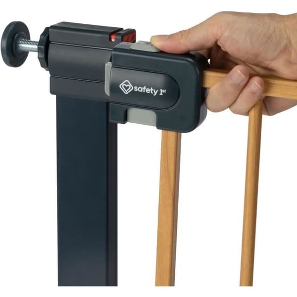 SAFETY 1st Easy Close barnsäkerhetsgrind, trämönstrad, 73-80 cm (max. 136 cm)