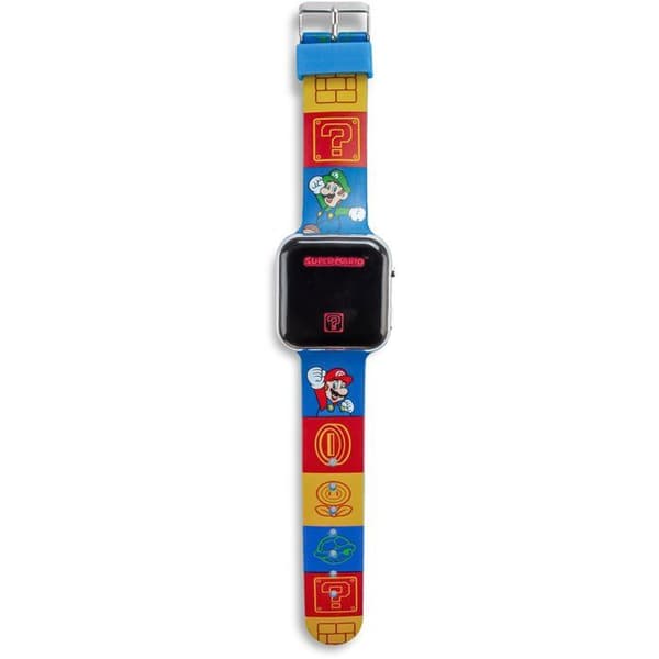 LED-klocka - BARNLICENS - Super Mario - Från 4 år
