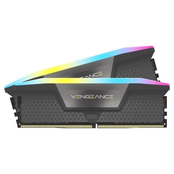 RAM-minne - CORSAIR - Vengeance DDR5 RAM 64GB (2x32GB) 5600MHz CL40 AMD EXPO iCUE-kompatibel - Grå (CMK64GX5M2B5600Z40)