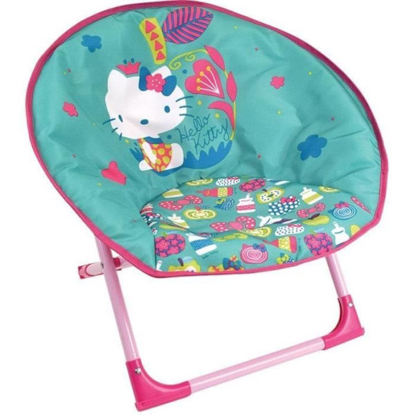 HELLO KITTY Hopfällbart månsäte 47 x54 x 42 cm för barn