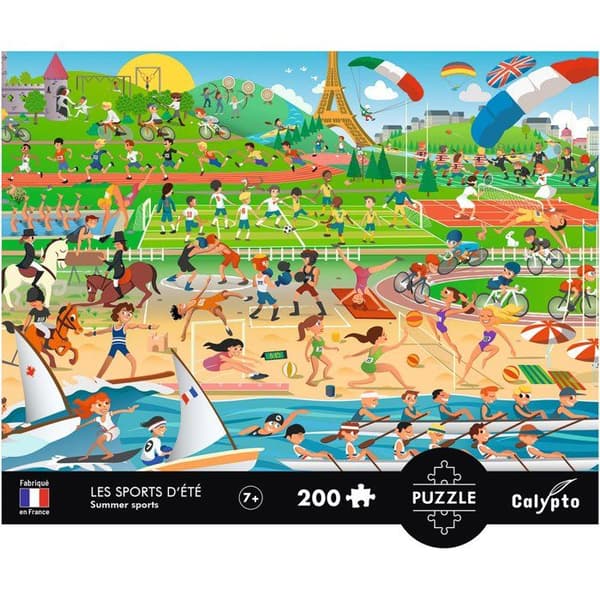 Pussel - SENTOSPHERE - Calypto - 200 bitar - Sommarsport - Från 7 år