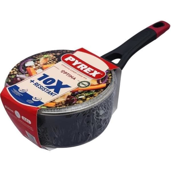 Gryta + lock - PYREX - 1455032 - Non-stick - 20 cm - PFAS-fri