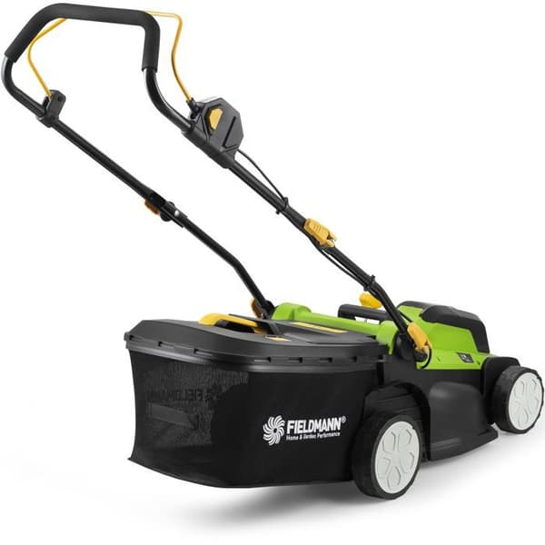 Sladdlös gräsklippare - FIELDMANN - 20V - Klippning 37 cm - Max höjd 75 mm - Batteri och laddare ingår ej
