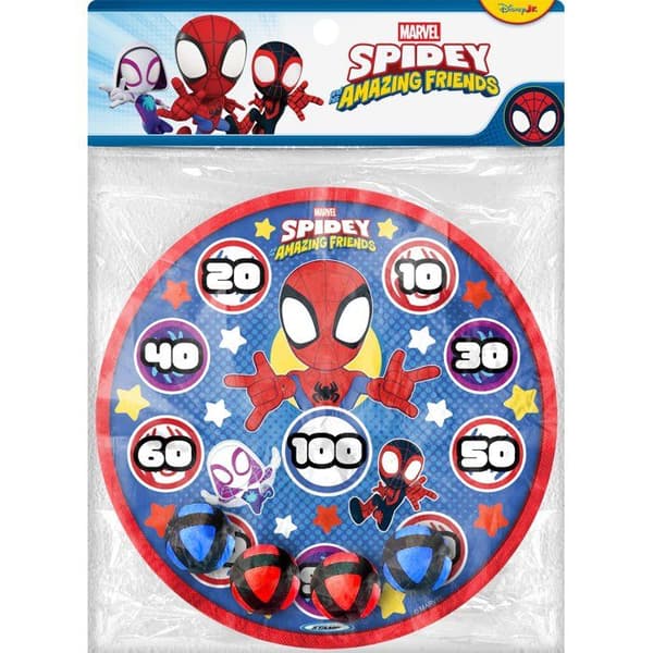 Darttavla och pilar - MARVEL - Spidey - Scratch - 28 cm