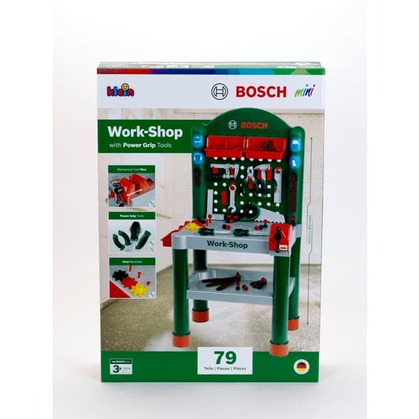 BOSCH - Arbetsbänk för barn 75 tillbehör