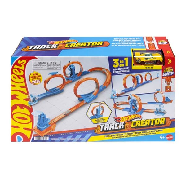 Hot Wheels Marble Run Circuit Builder: En Triple Loop Frenzy