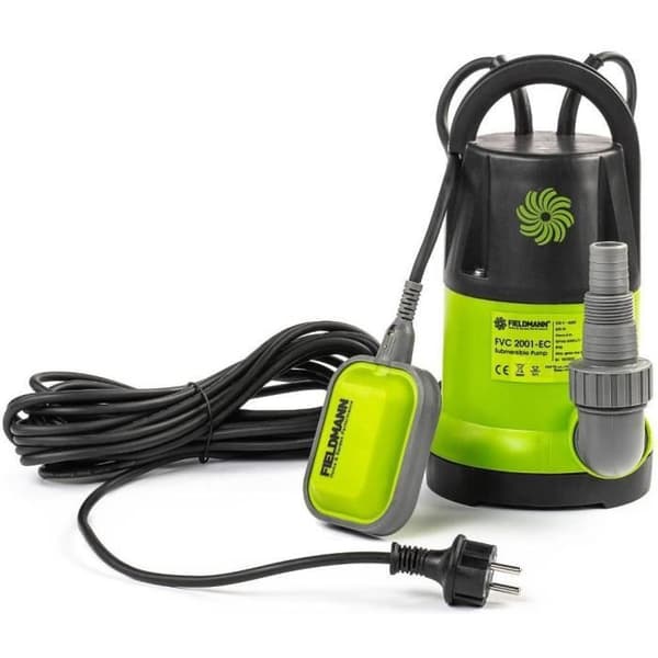 Dränkbar pump - FIELDMANN - FVC 2001-EC - 250 Watt - Max. flödeshastighet 5000 l/h - Djup 5 m