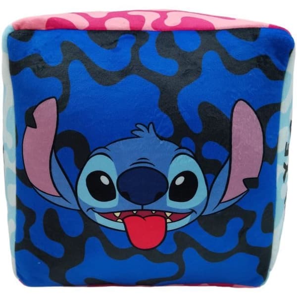Premium Kudde - Kub - Lilo & STITCH - Mikrofiber - 25 x 25 x 25 cm