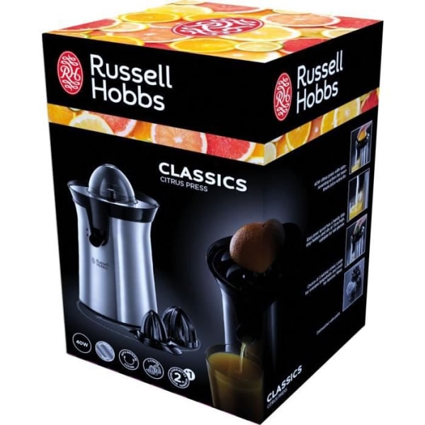 RUSSELL HOBBS Classics 22760-56 Elektrisk juicer - Rostfritt stål