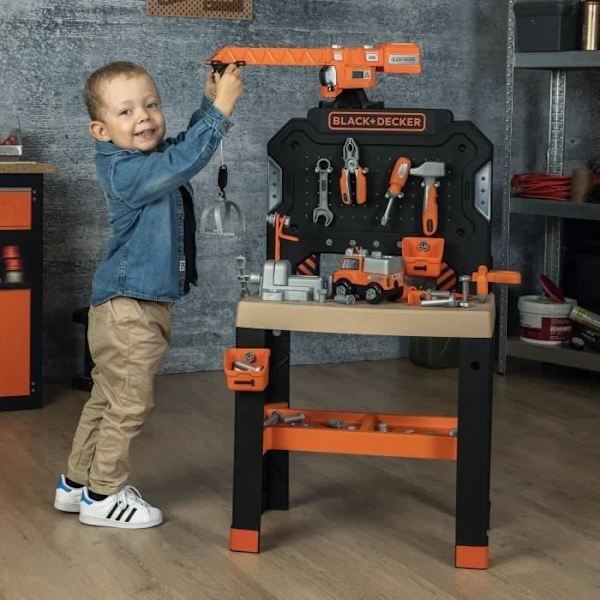 SMOBY - Black+Decker - Bricolo Builder - 3 år gammal