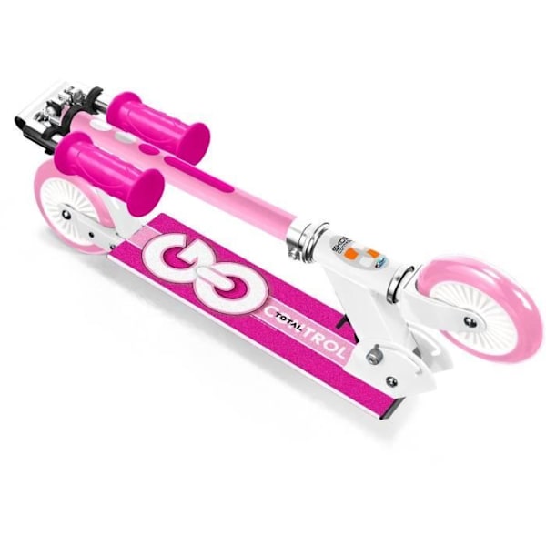 Hopfällbar skoter - STAMP - SKIDS CONTROL - Rosa
