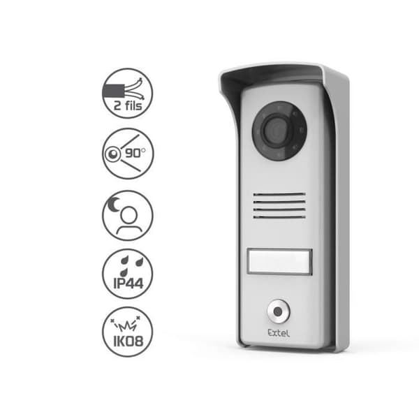 EXTEL 4-tums videotelefon med taktila tangenter - Extel Compact