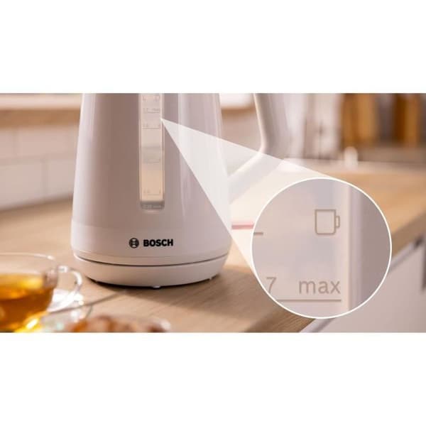 Bosch MyMoment vattenkokare 1,7 l 2400 W vit Vit one size