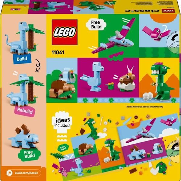 LEGO Classic 11041 Creative Dinosaurs - Byggleksak inklusive T-rex